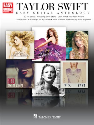 cover image of Taylor Swift--Easy Guitar Anthology